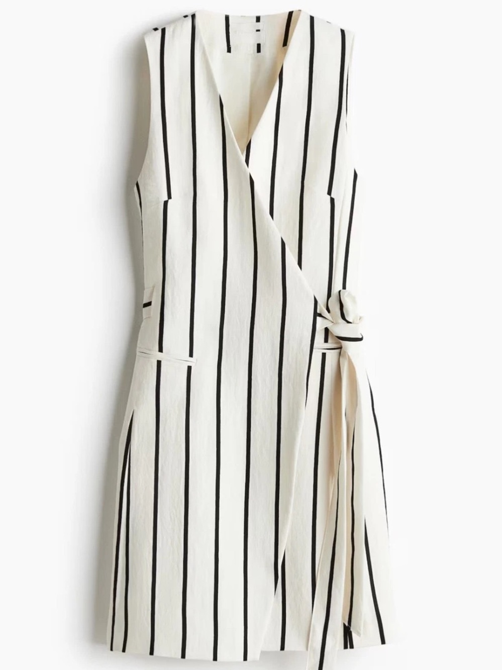 Theory linen wrap dress size 2